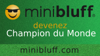 Marius joue au Minibluff